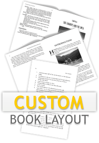 book layout services